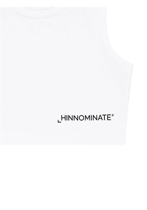 T-shirt bambina bianca in cotone HINNOMINATE | MY0168/DEBBIANCO