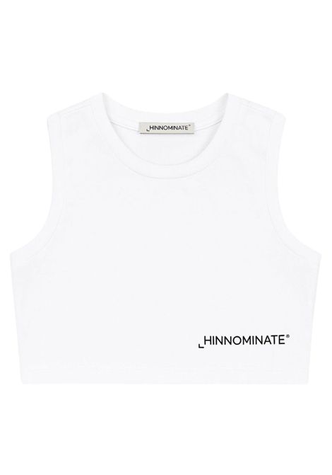 T-shirt bambina bianca in cotone HINNOMINATE | MY0168/DEBBIANCO