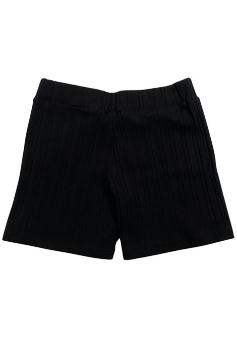 Shorts bambina nero in cotone HINNOMINATE | S00197/DEBNERO