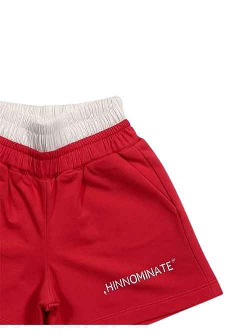 Shorts bambina corallo in cotone HINNOMINATE | SF00190/DEBCORALLO