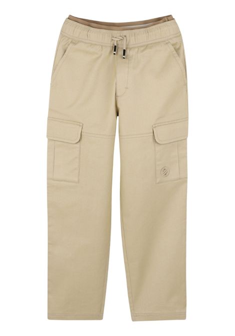 Pantalone bambino beige in cotone Hugo Boss | J1979/MABEIGE