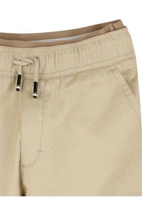 Pantalone bambino beige in cotone Hugo Boss | J1979/MABEIGE
