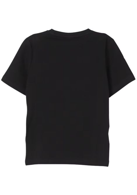 T-shirt bambino nera in cotone Hugo Boss | J52049/MANERO
