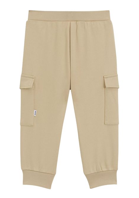 Pantalone neonato beige in viscosa Hugo Boss | J52076/MABEIGE