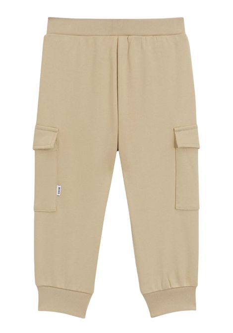 Pantalone neonato beige in viscosa Hugo Boss | J52076/MABEIGE