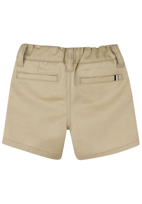 Bermuda neonato beige in cotone Hugo Boss | J52080/MABEIGE