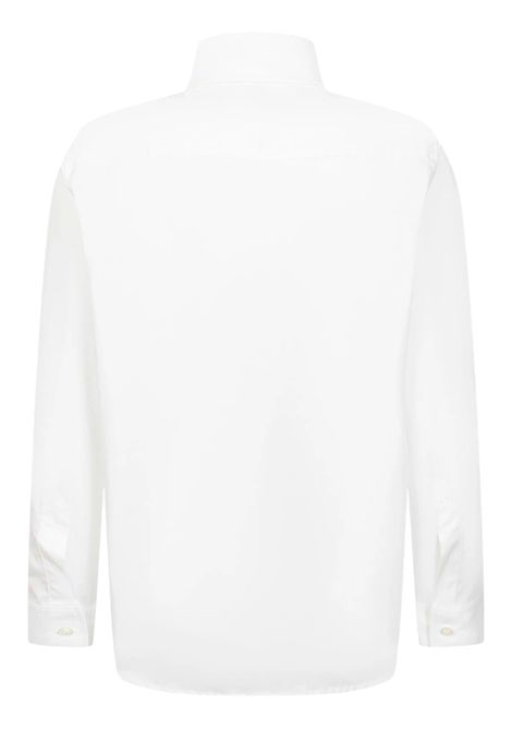 Camicia bambino bianca in lino IL GUFO | CL016L6006/CEBIANCO
