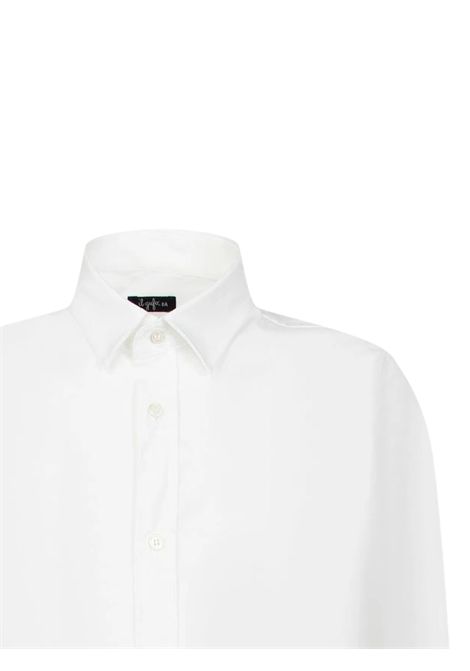Camicia bambino bianca in cotone IL GUFO | COPCL176C0031/CEBIANCO