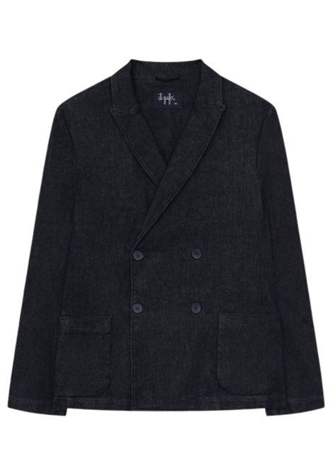 Giacca bambino in cotone denim IL GUFO | GB044J0034/CEDENIM