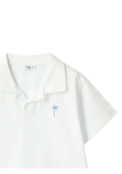 Polo bambino bianca in cotone IL GUFO | PC097MF001/MABIANCO