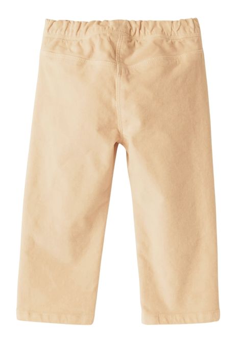 Pantalone neonato beige in cotone IL GUFO | PL079V6006/CEBEIGE