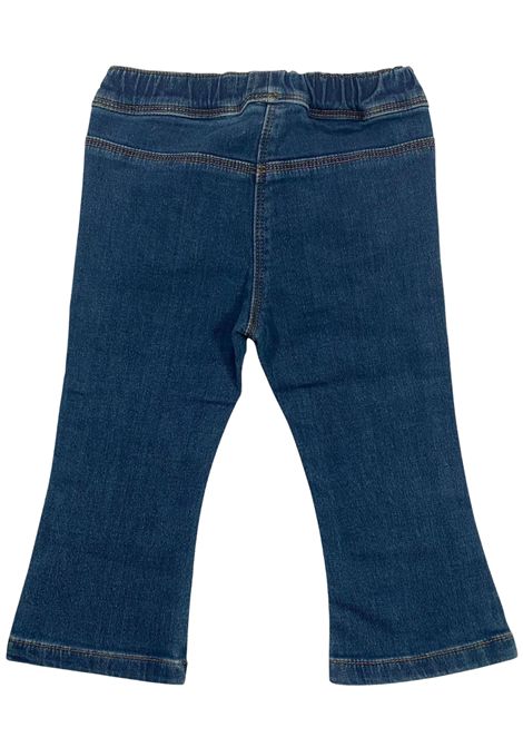Jeans neonata blu in cotone IL GUFO | PL375J0039/CEDENIM