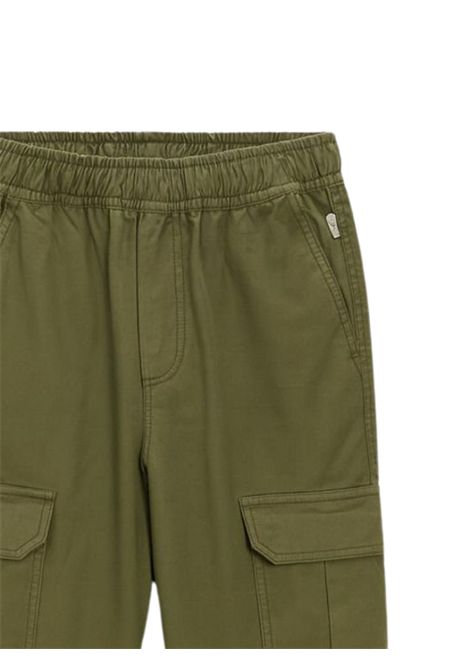 Pantalone bambino verde in cotone IL GUFO | PL444C6035/CEVERDE