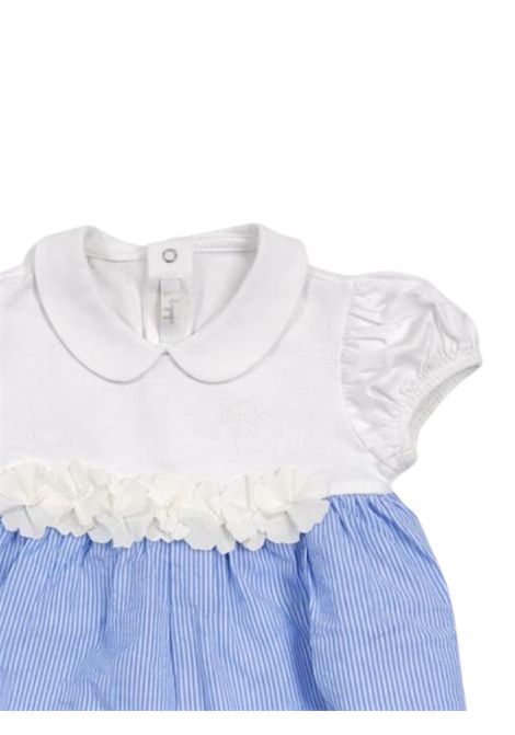 Pagliaccetto neonata in cotone IL GUFO | TO270C1080/MABIANCO/AZZURRO