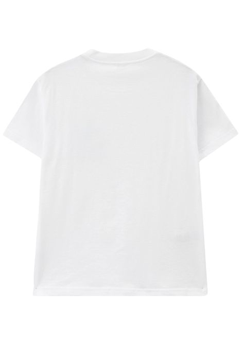 T-shirt bambino bianca in cotone IL GUFO | TS468MF001/MABIANCO