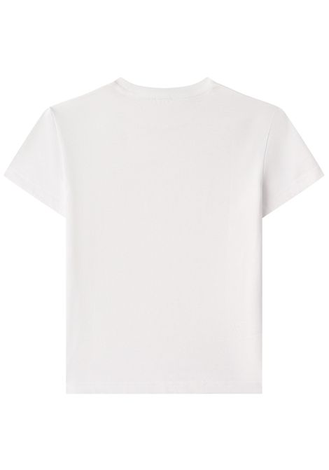 T-shirt bambino bianca in cotone IL GUFO | TS478MF001/MABIANCO
