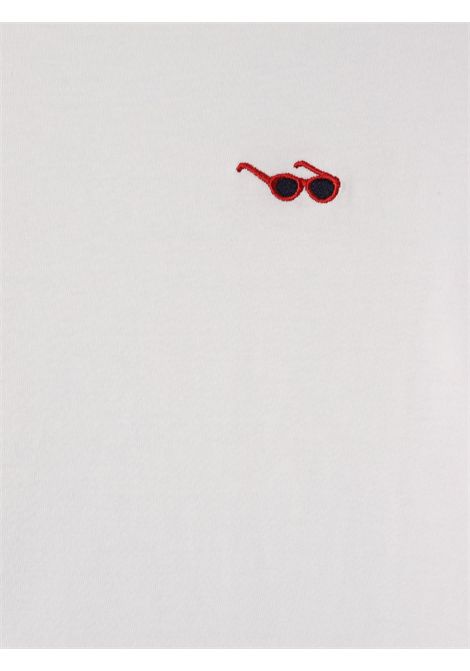 T-shirt bambino bianca in cotone IL GUFO | TS478MF001/MABIANCO