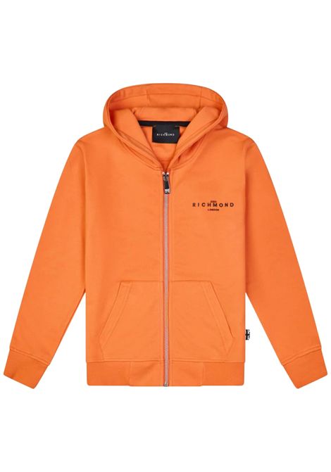 Felpa bambino arancio in cotone JOHN RICHMOND | RBP25004FE/MAARANCIO