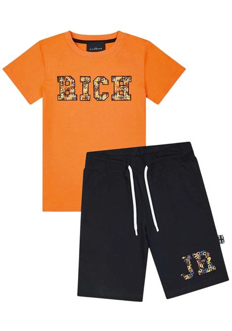 Cotton baby outfit JOHN RICHMOND | RBP25161CJ/MAARANCIO/NERO