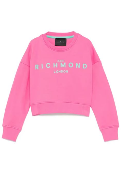 Felpa bambina fucsia in cotone JOHN RICHMOND | RGP25003FE/ANFUCSIA