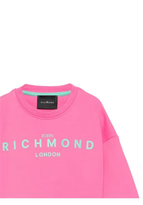 Felpa bambina fucsia in cotone JOHN RICHMOND | RGP25003FE/ANFUCSIA