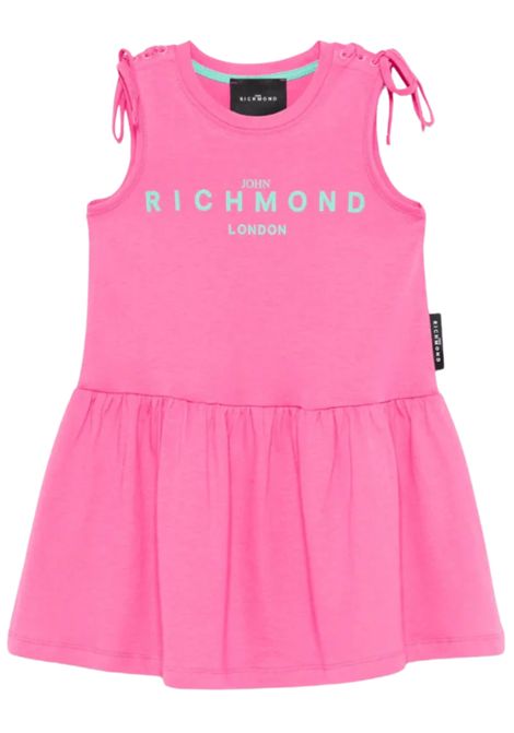 Abito bambina fucsia in cotone JOHN RICHMOND | RGP25008VE/ANFUCSIA