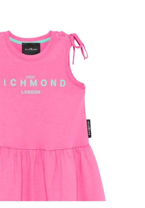 Abito bambina fucsia in cotone JOHN RICHMOND | RGP25008VE/ANFUCSIA