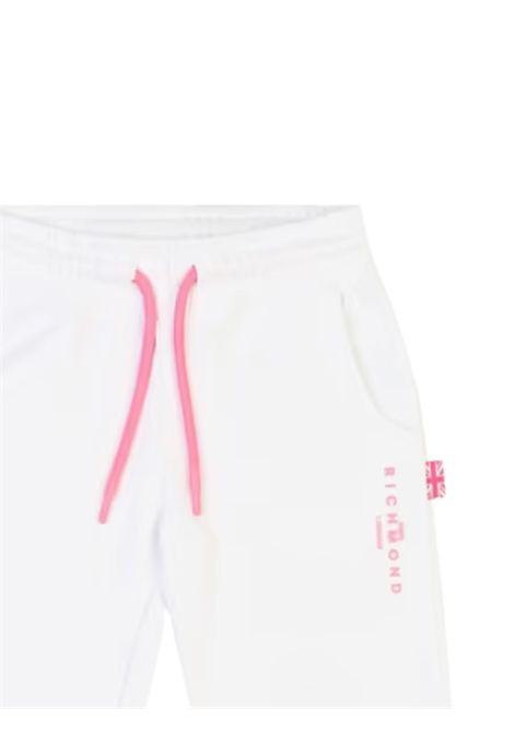 Pantalone bambina bianco in cotone JOHN RICHMOND | RGP25009PA/ANBIANCO