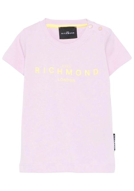 T-shirt neonata lilla in cotone JOHN RICHMOND | RIP25002TS/ANLILLA