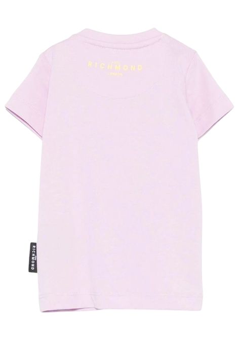 T-shirt neonata lilla in cotone JOHN RICHMOND | RIP25002TS/ANLILLA