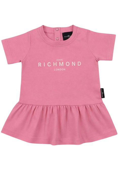 Abito neonata rosa in cotone JOHN RICHMOND | RIP25005VE/ANROSA