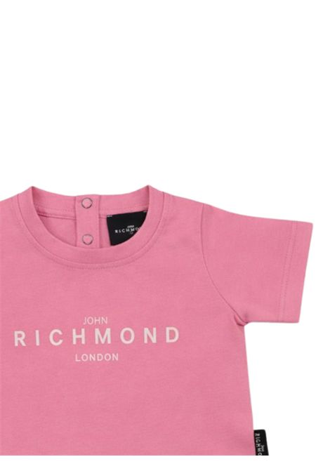 Abito neonata rosa in cotone JOHN RICHMOND | RIP25005VE/ANROSA