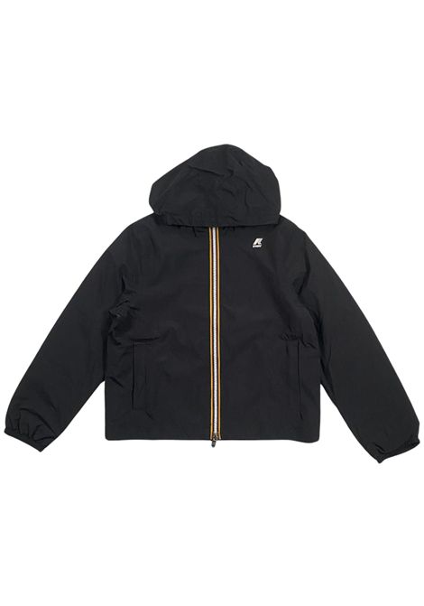Giubbino unisex nero in nylon K-way | K11231W/SUNERO
