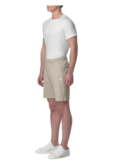 Beige cotton Bermuda shorts for children K-way | K2122XW/MOBEIGE