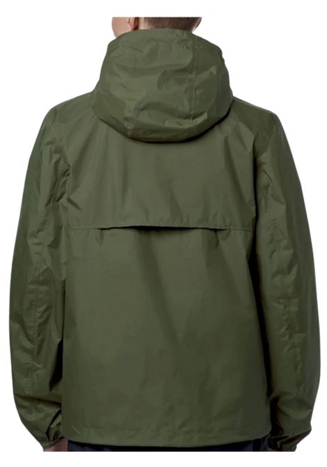 Giubbino bambino verde/beige reversibile K-way | K2124EW/MOVERDE/BEIGE