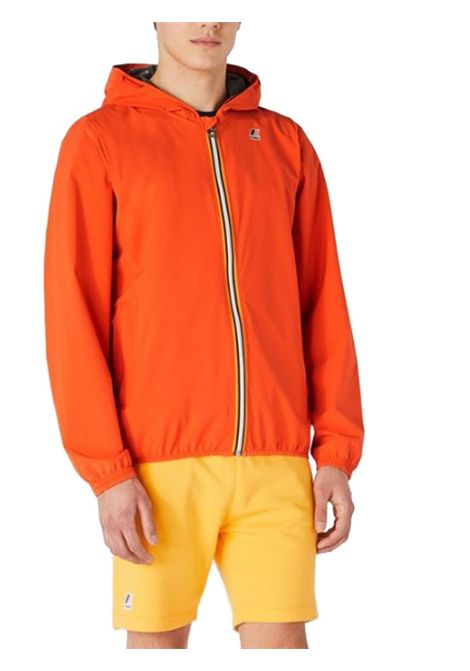 Unisex orange nylon jacket K-way | K31126W/SUARANCIO