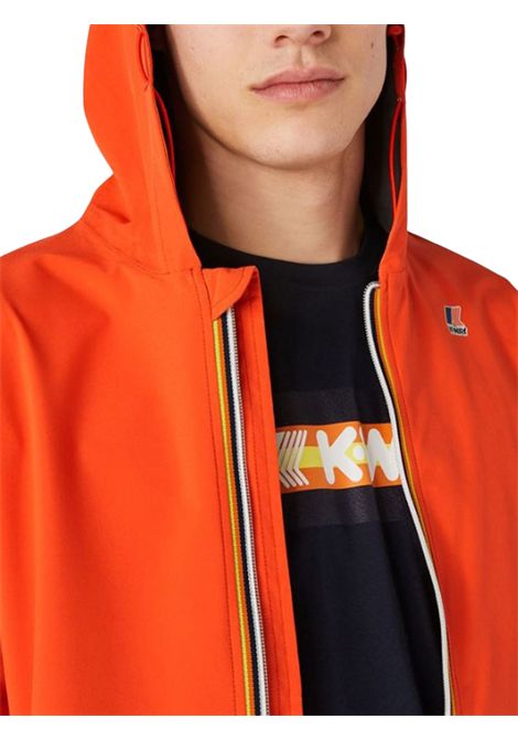 Unisex orange nylon jacket K-way | K31126W/SUARANCIO