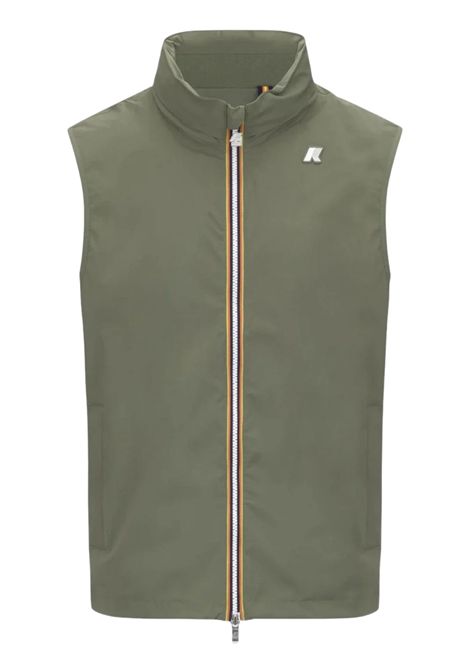 Smanicato bambino verde in nylon K-way | K3123TW/MOVERDE