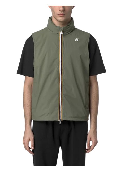 Smanicato bambino verde in nylon K-way | K3123TW/MOVERDE