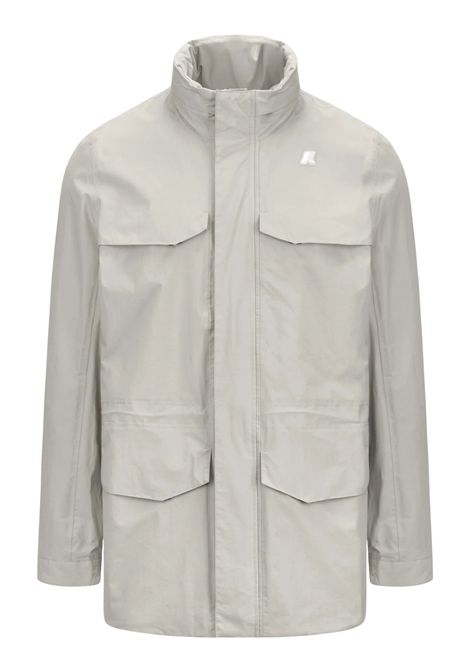 Giubbino bambino beige in nylon K-way | K4131UW/MOBEIGE