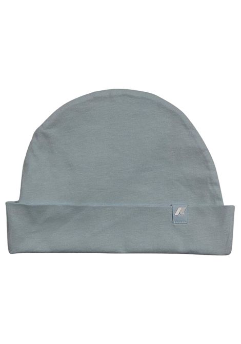 Cappello bambino azzurro in cotone K-way | K4136LWWW/SUAZZURRO