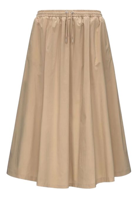 Gonna bambina beige in cotone K-way | K4147DW/MOBEIGE