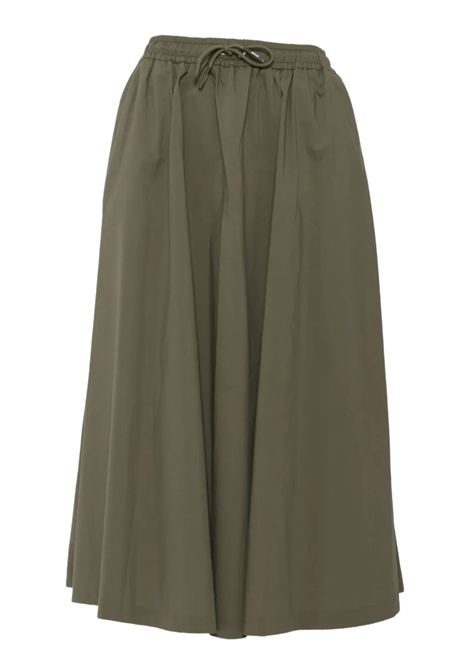 Gonna bambina verde in cotone K-way | K4147DW/MOVERDE