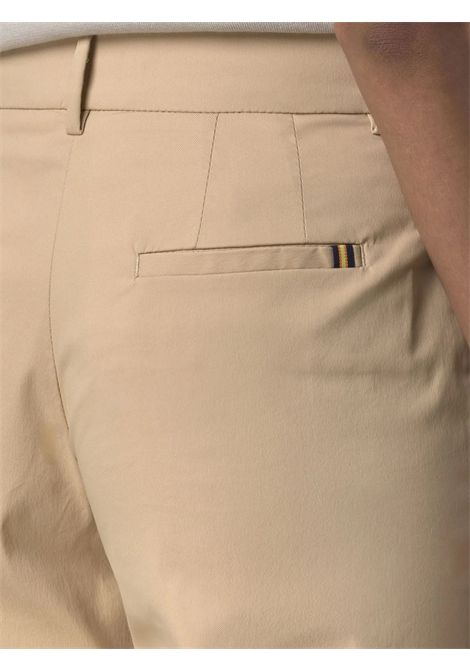 Pantalone bambina beige in cotone K-way | K61367W/MOBEIGE