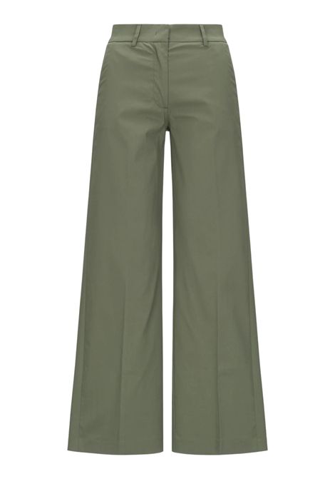 Pantalone bambina verde in cotone K-way | K61367W/MOVERDE