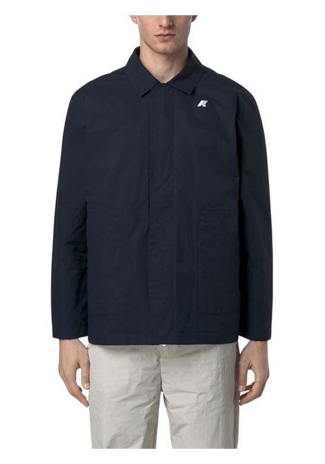 Giubbino bambino in nylon e cotone K-way | K61382W/MOBLU