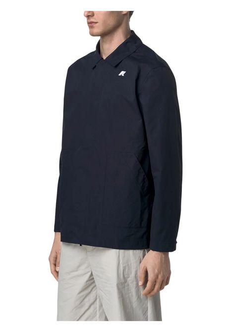 Giubbino bambino in nylon e cotone K-way | K61382W/MOBLU