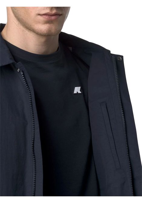 Giubbino bambino in nylon e cotone K-way | K61382W/MOBLU
