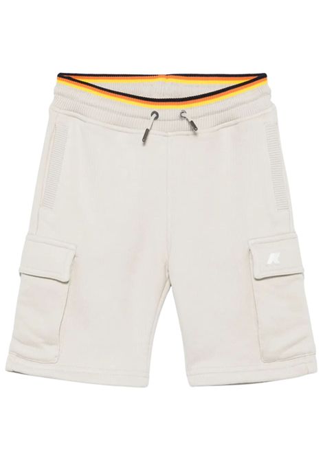 Bermuda bambino beige in cotone K-way | K7133SW/MABEIGE