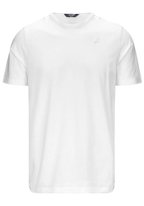 T-shirt bambino bianca in cotone K-way | K71349W/MOBIANCO